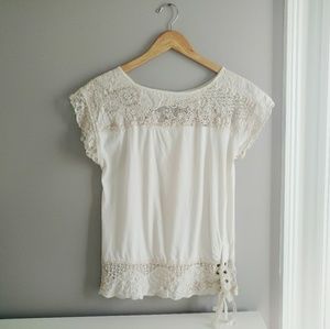 Anthropologie Deletta Lace Top